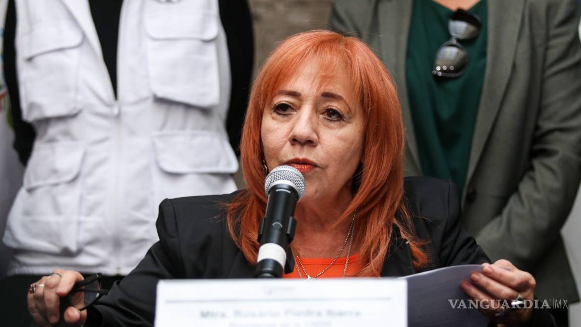 La CNDH fue creada para ser comparsa del gobierno: Rosario Piedra