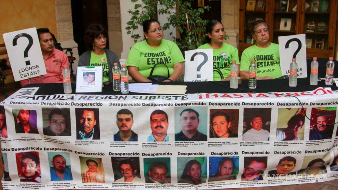 Exigen ampliar grupos de búsqueda de desaparecidos en Coahuila
