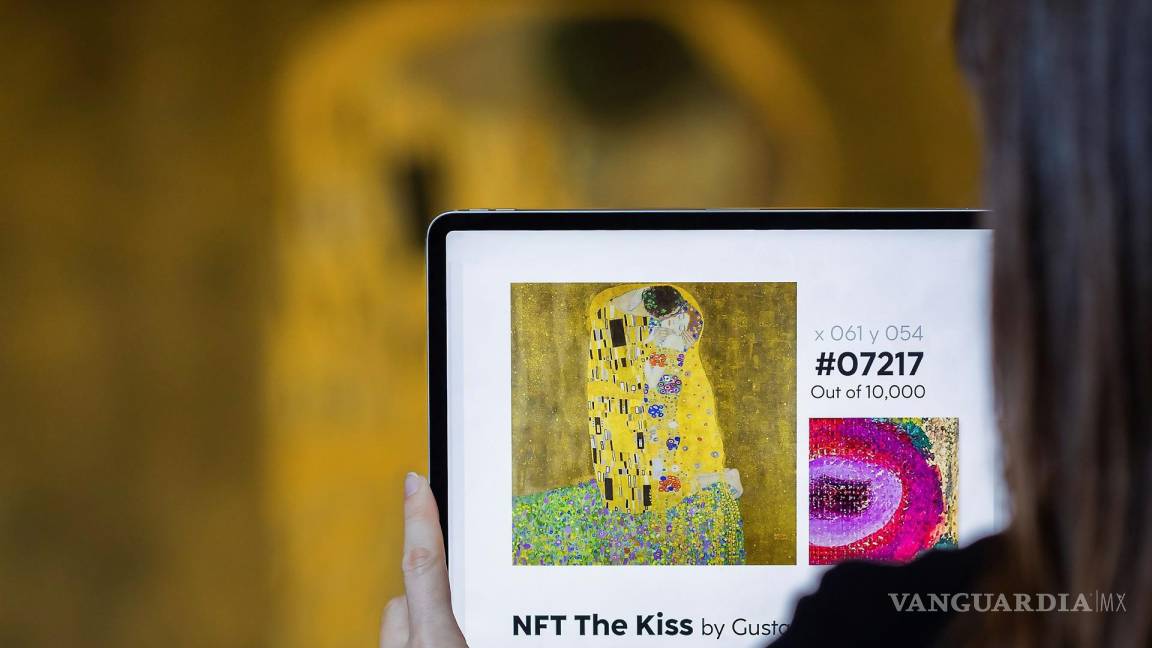 Venden “El Beso” de Gustav Klimt, en”trozos” en forma de exclusivos vales digitales