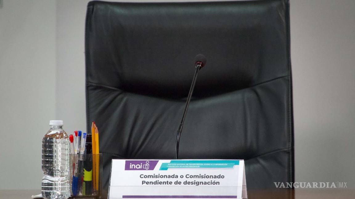 $!Los Comisionados dejaron los espacios que quedaron pendientes por la falta de designación por parte del Senado de la República | Foto: Cuartoscuro