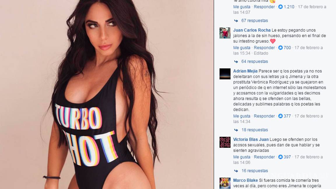 $!Así de fuerte es el acoso sexual que sufre Jimena Sánchez en redes sociales