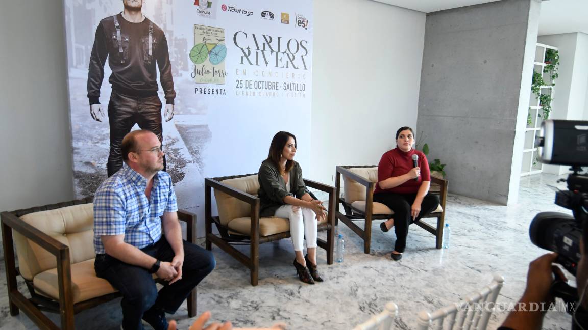 $!El FIAJT traerá su voz: Carlos Rivera en Saltillo