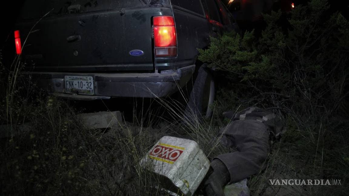 Muere en volcadura sobre la carretera a Huachichil