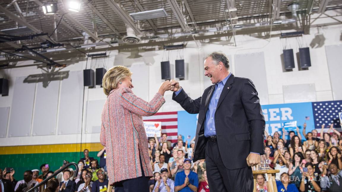 El senador Tim Kaine es el nuevo compañero de fórmula de Clinton