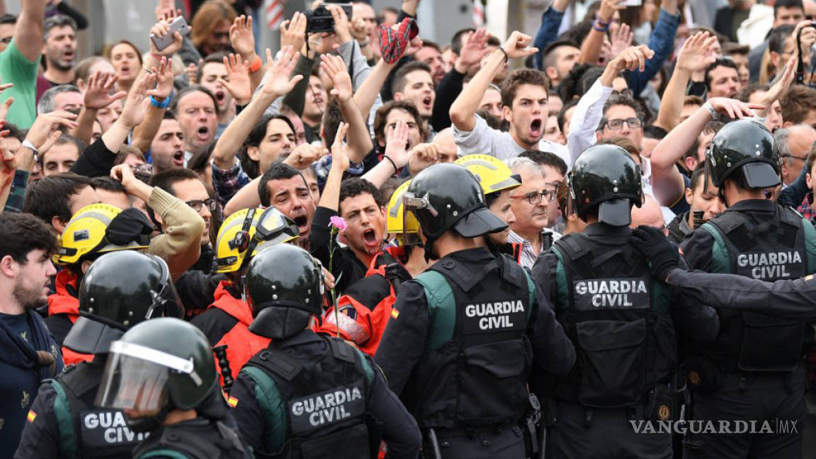 Deja 844 heridos votación para independencia de Cataluña; ganan por 90%