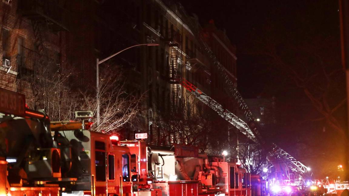Incendio en el Bronx deja al menos 12 muertos; &quot;el peor&quot; en décadas, dice el alcalde de NY