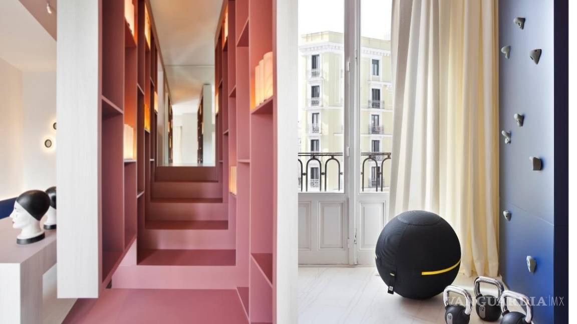 $!Detalle de pasillo y gimnasio del proyecto del arquitecto Héctor Ruiz-Velázquez.