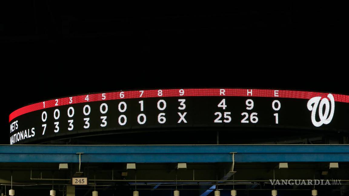 $!Nacionales anota 25 carreras, la mayor cantidad que hacen en un partido en la historia del equipo, en la humillante paliza que le propinó a los Mets