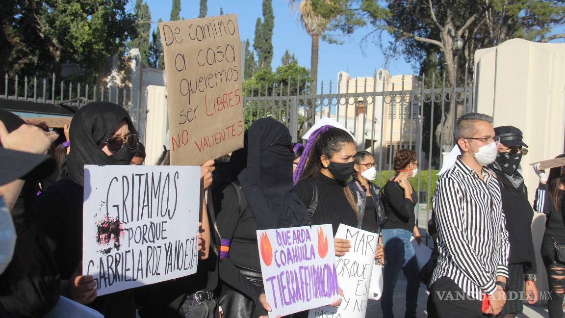 $!"¡Ni una más!": Marchan nuevamente en Saltillo por el feminicidio de Alondra