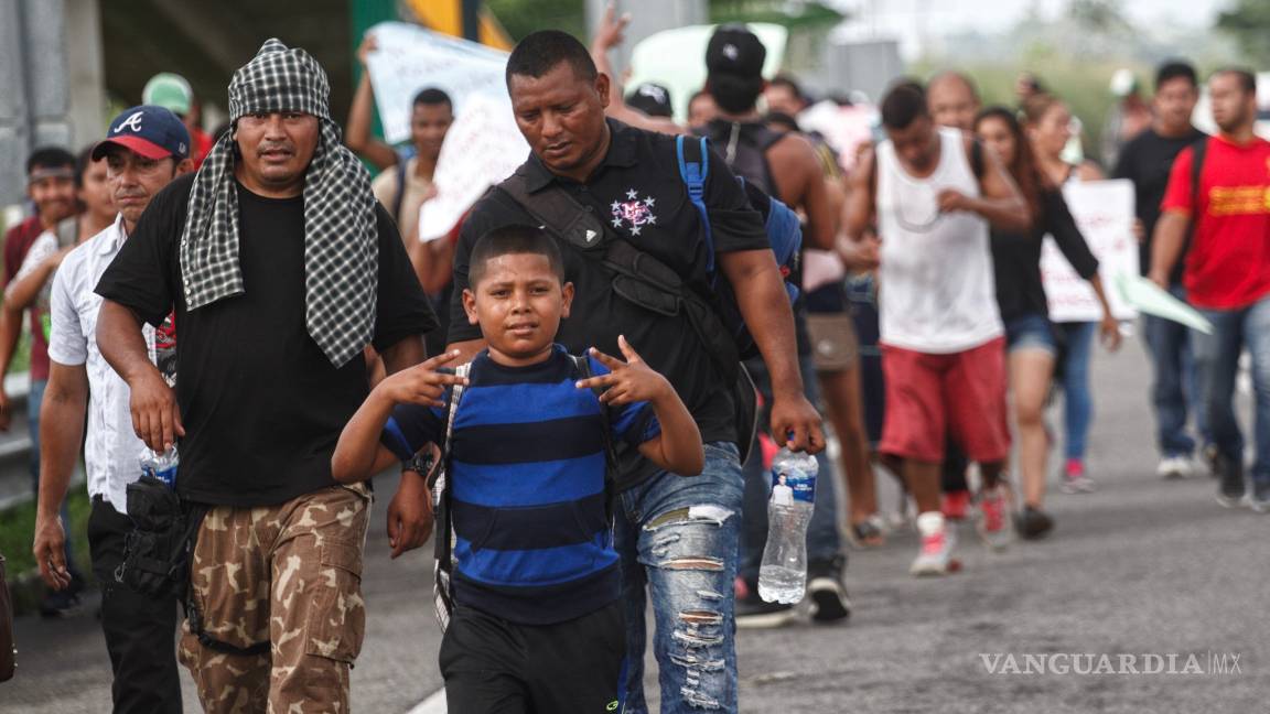 $!No vamos a ceder ante presiones de EU por caravana migrante: SEGOB