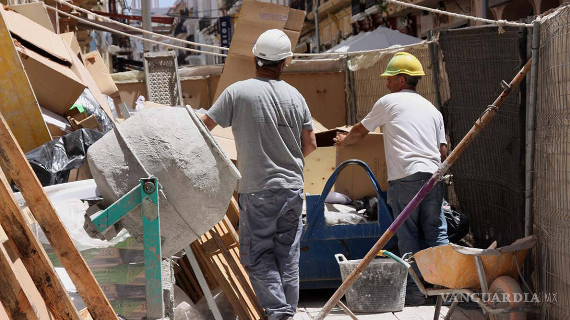 Se contrae industria de la construcción en Coahuila