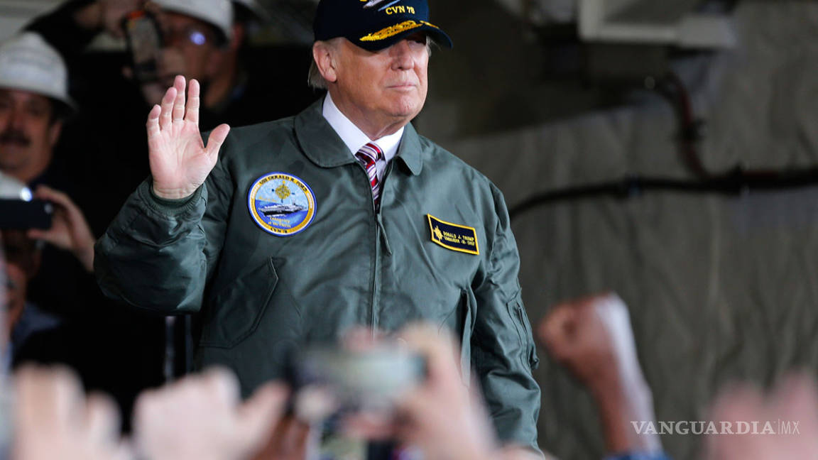 Trump promete más armas a los militares de EU... para prevenir guerras