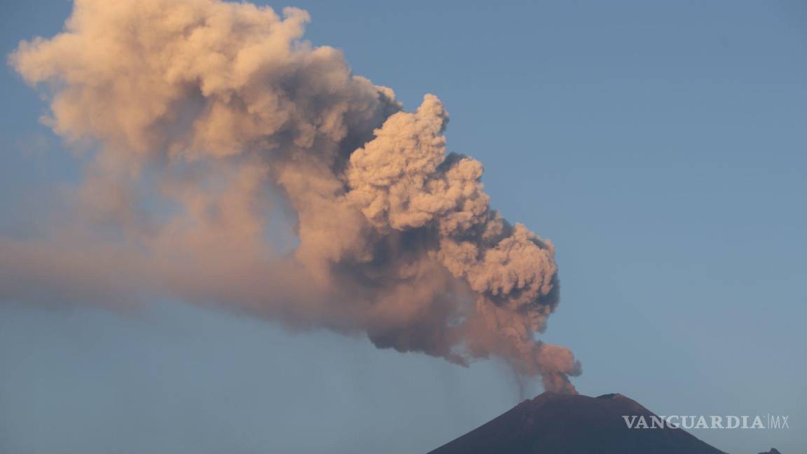 Protección Civil eleva semáforo por actividad del volcán Popocatépetl a Amarillo Fase 3