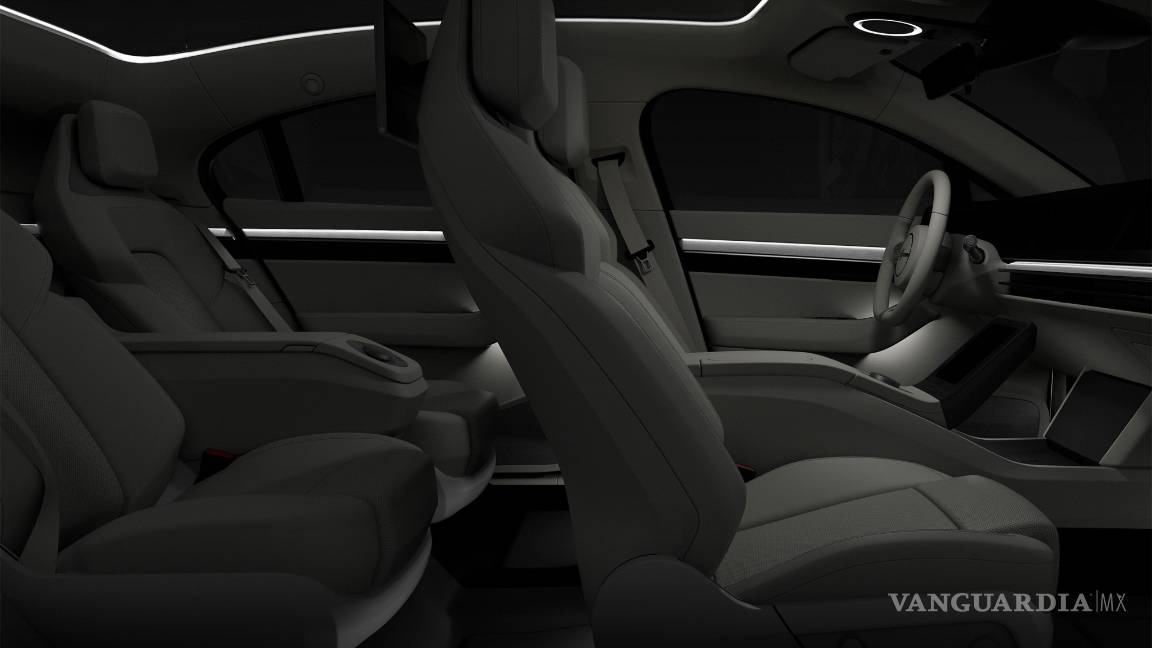 $!Presume Sony el Vision-S su vehículo eléctrico que no está a la venta