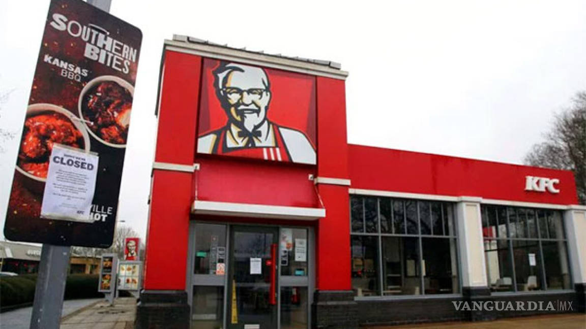 KFC cerró en Gran Bretaña por falta de... ¡pollo!