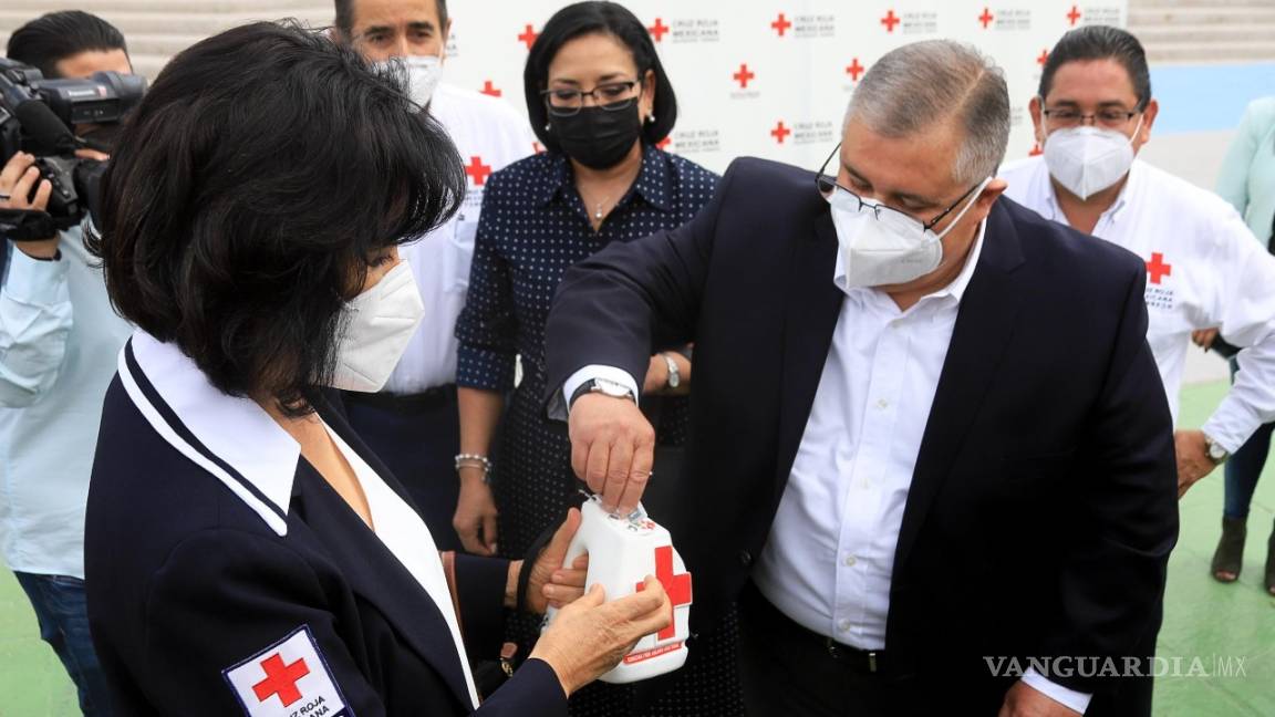 Alcalde de Torreón arranca colecta anual de la Cruz Roja