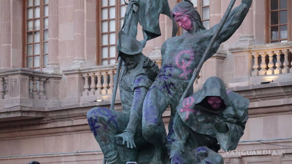 $!¿Por qué se rayan los monumentos durante la manifestación del 8M? Conoce la iconoclasia y su significado