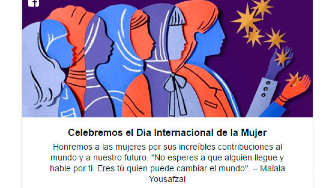 Facebook también celebra el Día Internacional de la Mujer