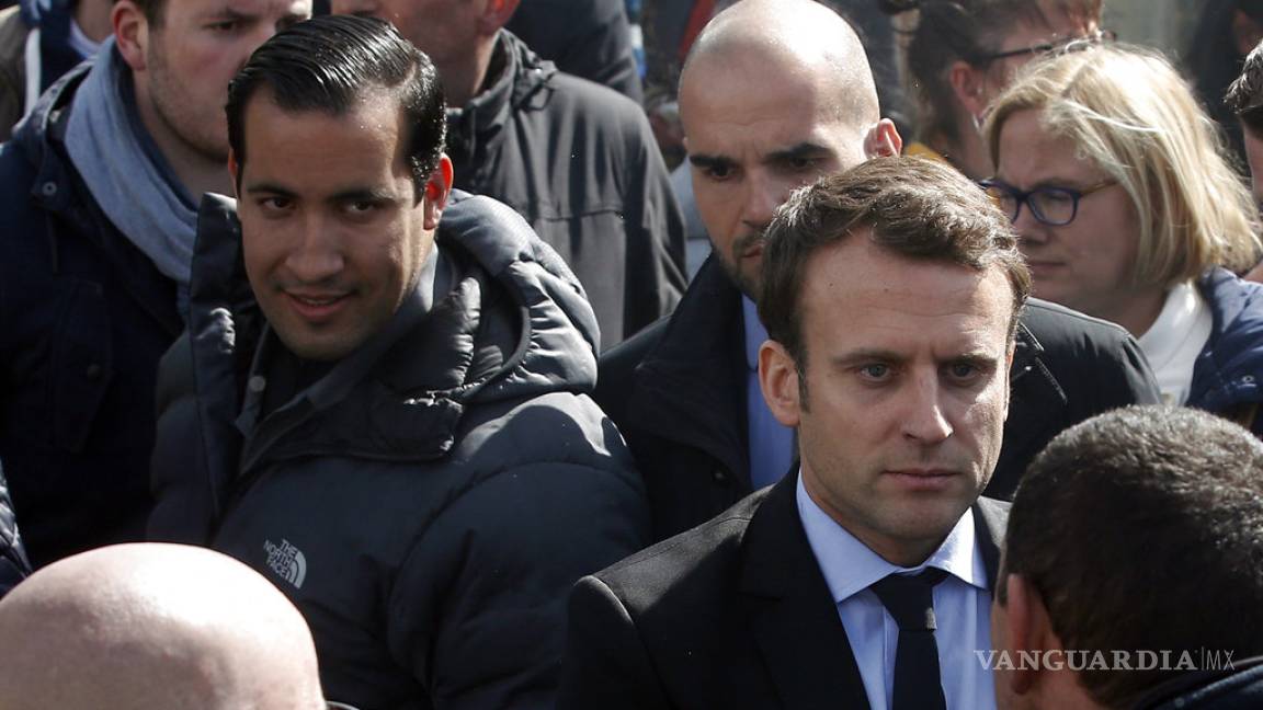 Allanan la casa del guardaespaldas de Macron