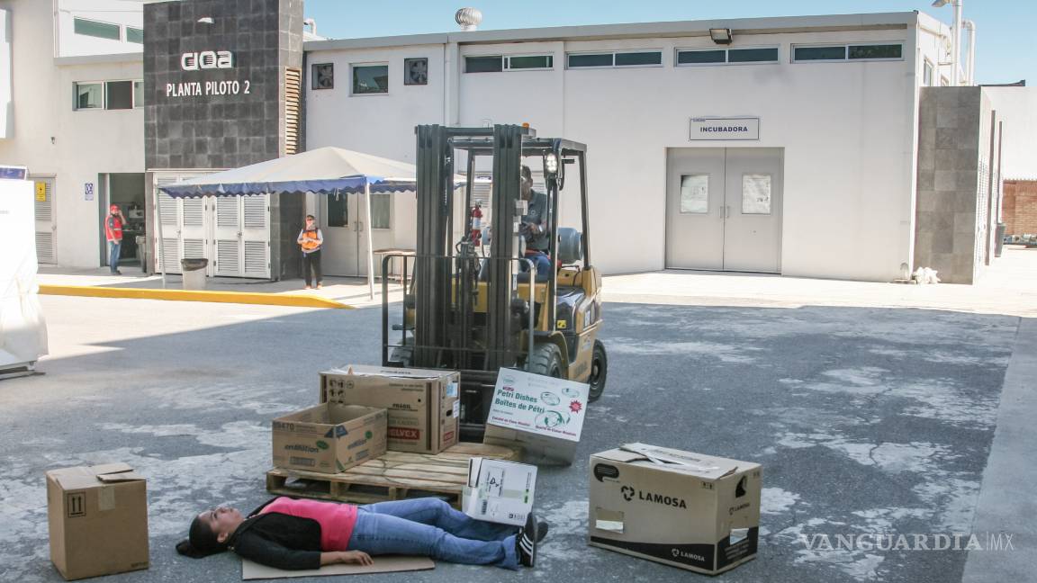 $!Realizan simulacro de lesionados en el Ciqa de Saltillo