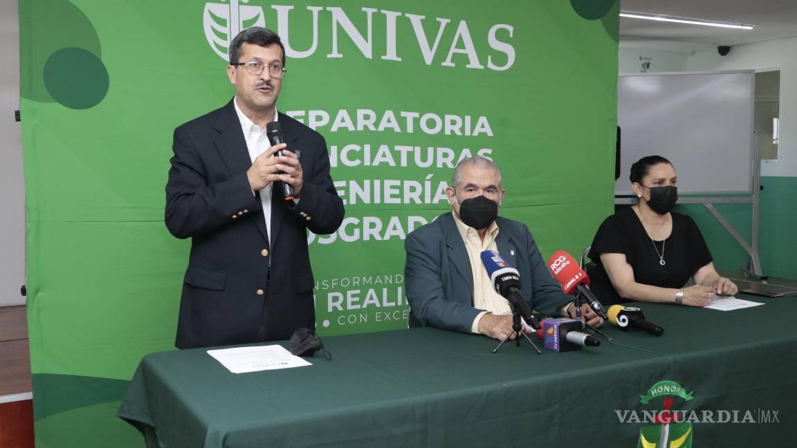 $!Rueda de prensa para dar a conocer cuatro carreras totalmente en línea, con reconocimiento oficial de la Secretaría de Educación de Coahula, en las instalaciones de UNIVAS.