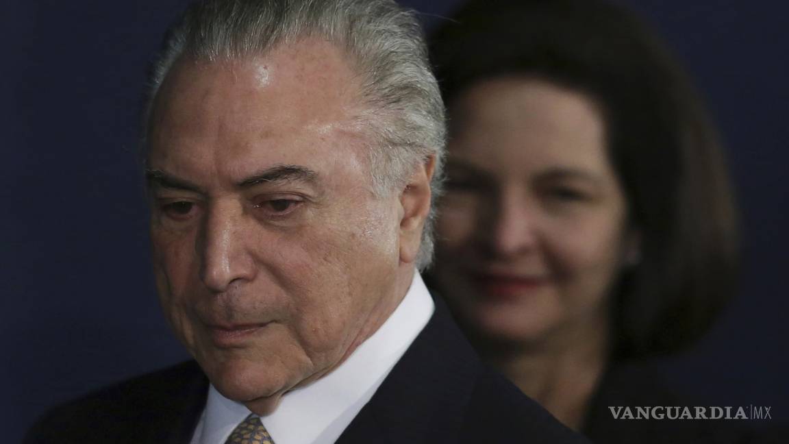 Fiscalía de Brasil acusa al presidente Michel Temer de corrupción y lavado de dinero