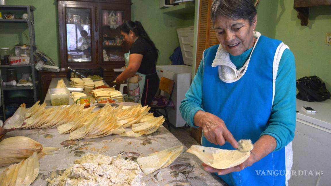 Los tamales de doña Lidia, una tradición de Saltillo