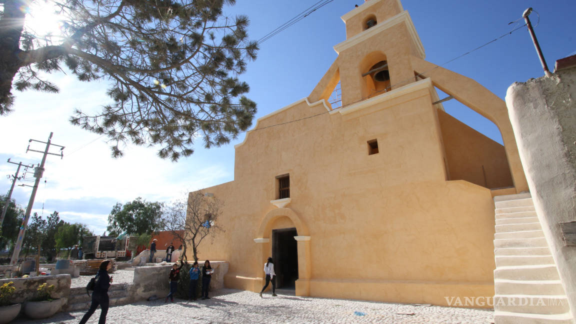 Concluyen primera etapa de rehabilitación de histórico templo de Ramos Arizpe