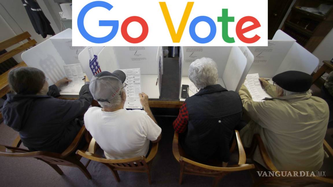 'Ve a votar', dice Google a estadounidenses a través de un Doodle