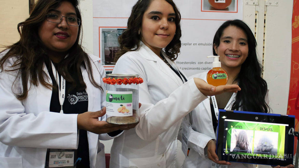 Estudiantes mexicanas crean producto contra la calvicie