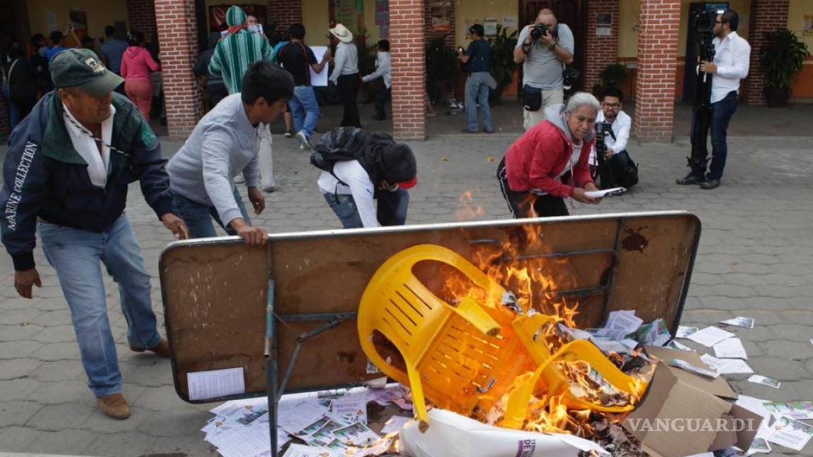 Inicia consulta de termoeléctrica Huexca en medio de protestas y quema de boletas