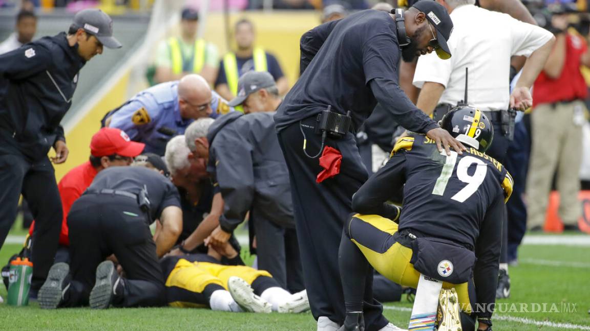Bad luck Steelers...pierden a su segundo mariscal de campo en la campaña y caen en tiempo extra