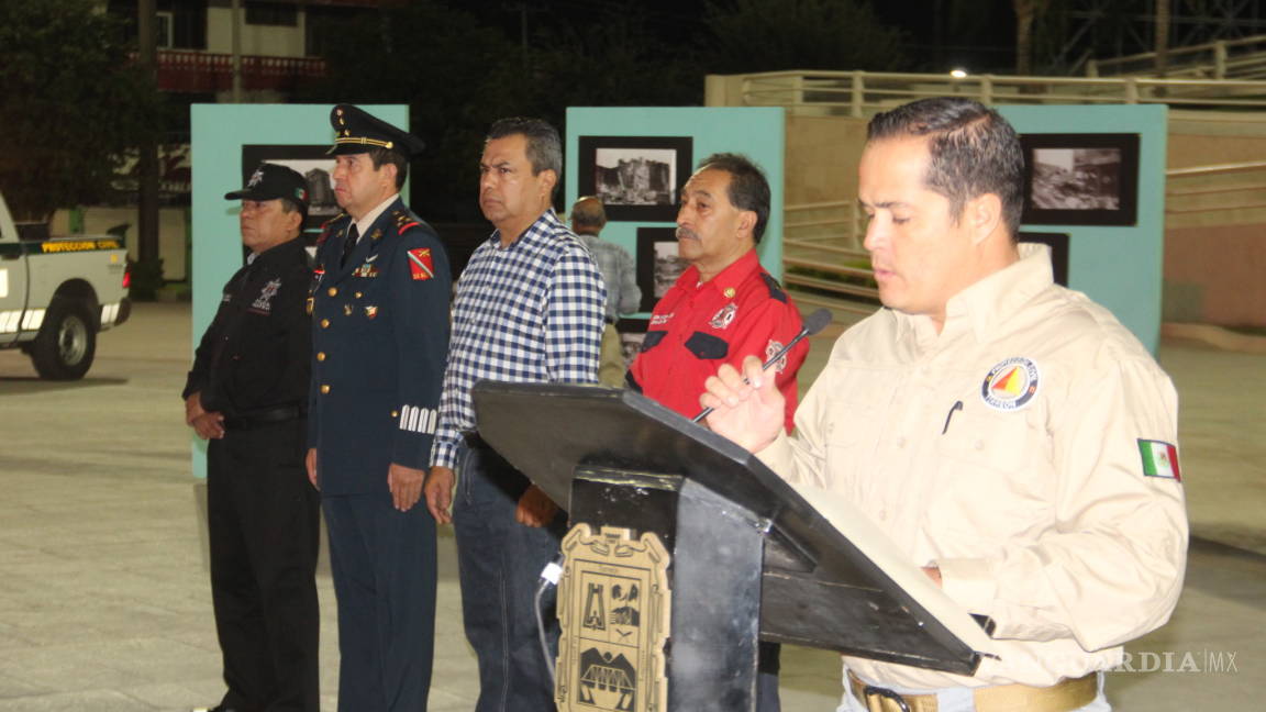 Conmemoran en Torreón el 32 aniversario del sismo de 1985