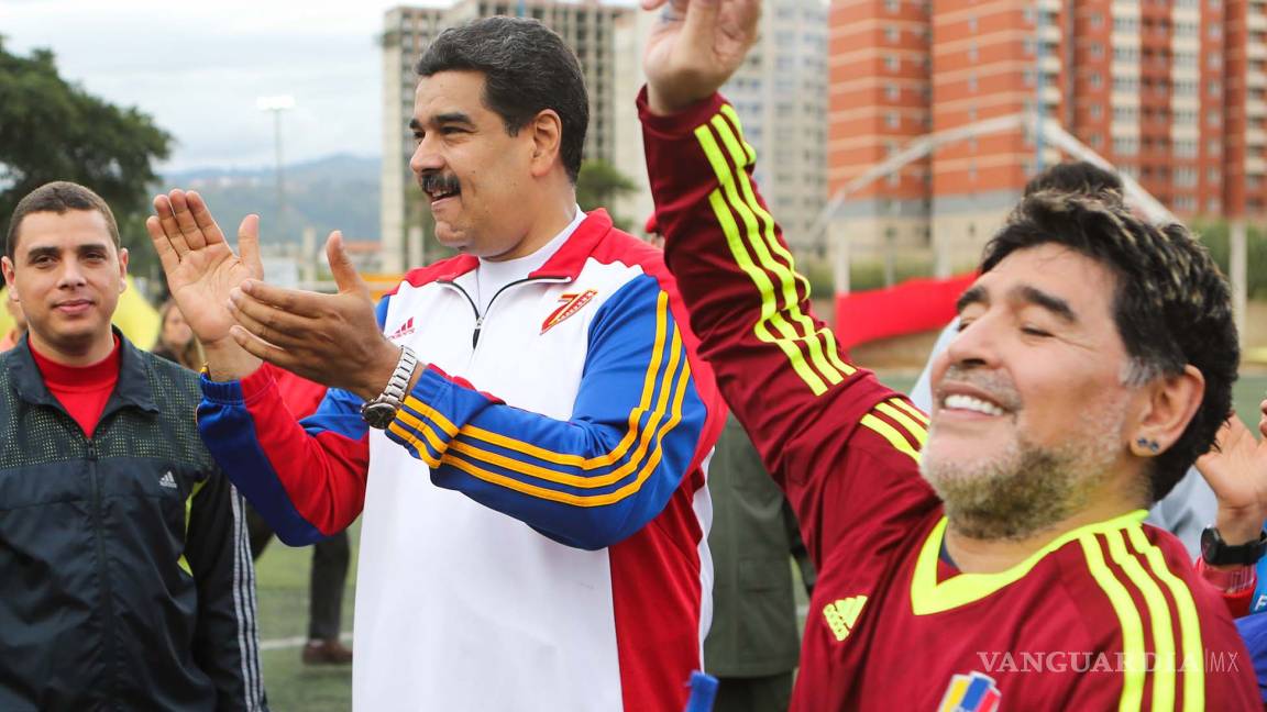 Maradona se declara soldado de Nicolás Maduro