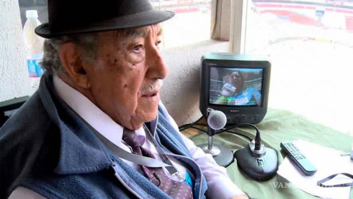 El Estadio Azteca se queda sin voz... Fallece Melquiades Sánchez a los 90 años de edad