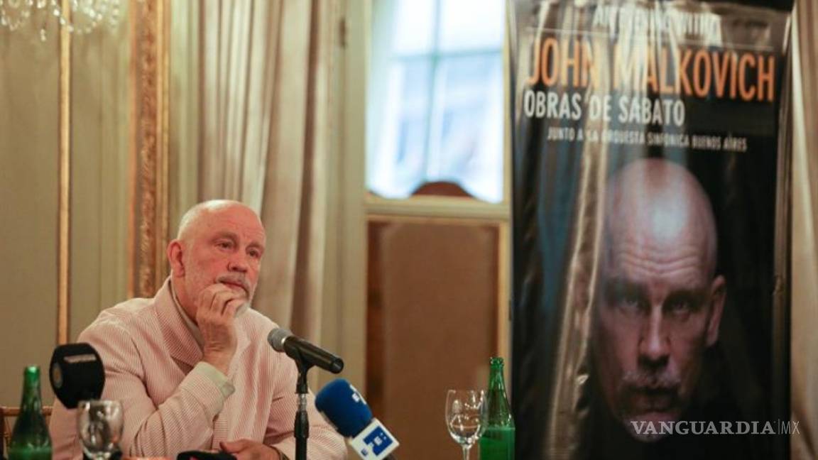 $!John Malkovich, protagonista sinfónico de Sabato y Tolstói en Buenos Aires
