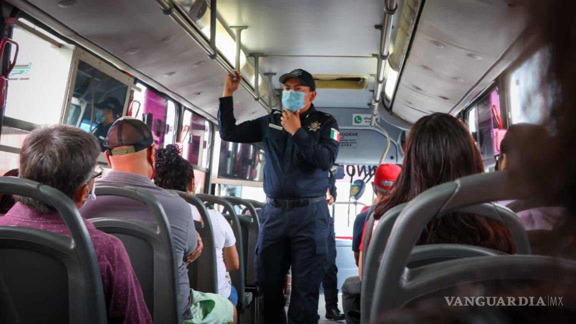 Policías de Guadalupe, NL, buscan frenar acoso sexual en camiones