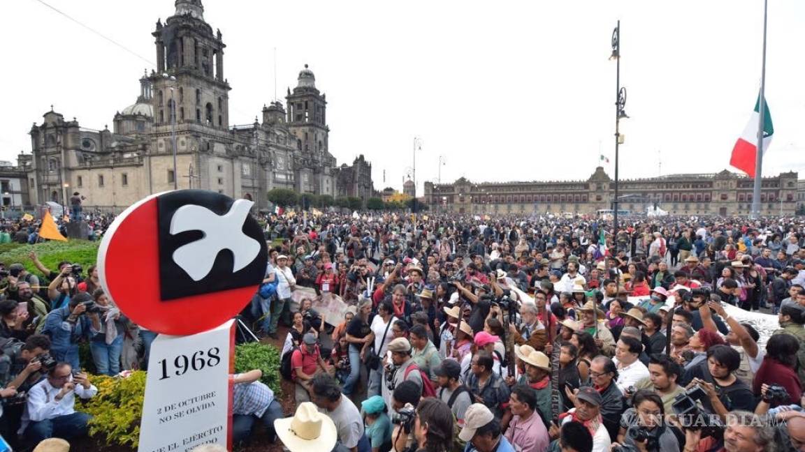 Pide comité del 68 que marcha por la matanza de Tlatelolco sea pacífica