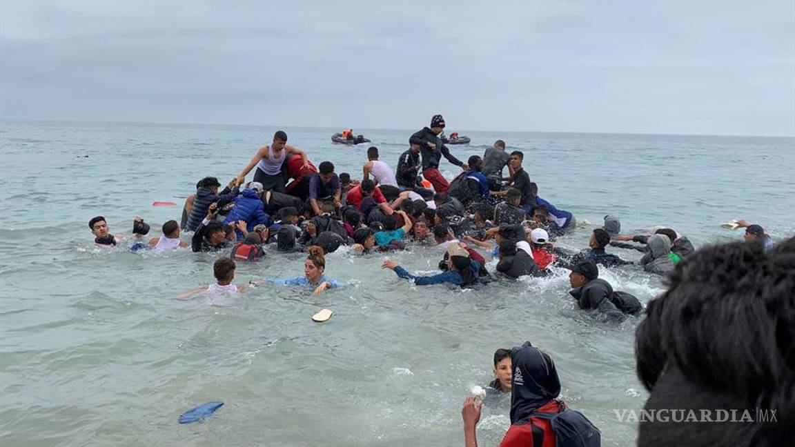 $!Migrantes en Ceuta, de la esperanza al drama en imágenes