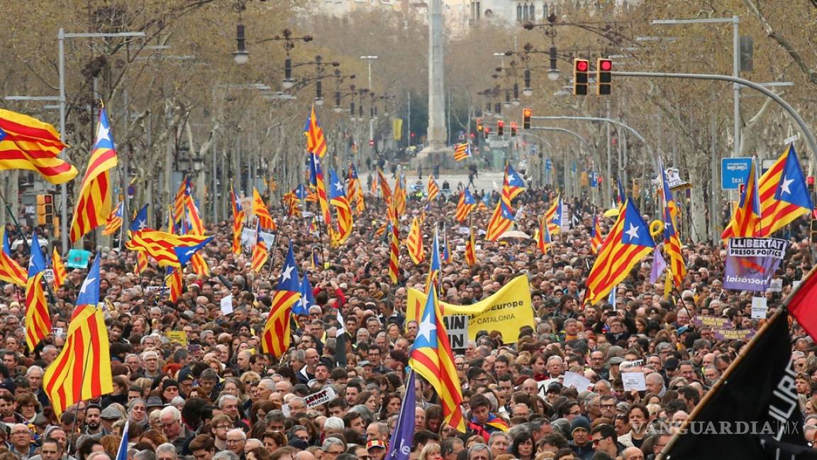 Protestas y disturbios en Barcelona por la detención de Carles Puigdemont
