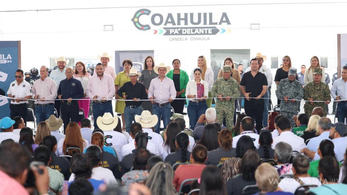 Coahuila: Entrega Manolo Jiménez cuartel de la Policía Estatal en Candela