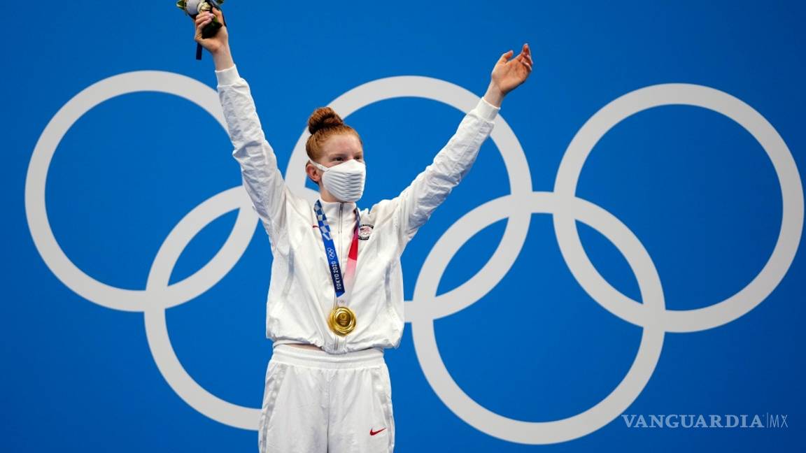 $!Lydia Jacoby, de 17 años, se lleva el oro en 100 metros pecho en Tokio 2020