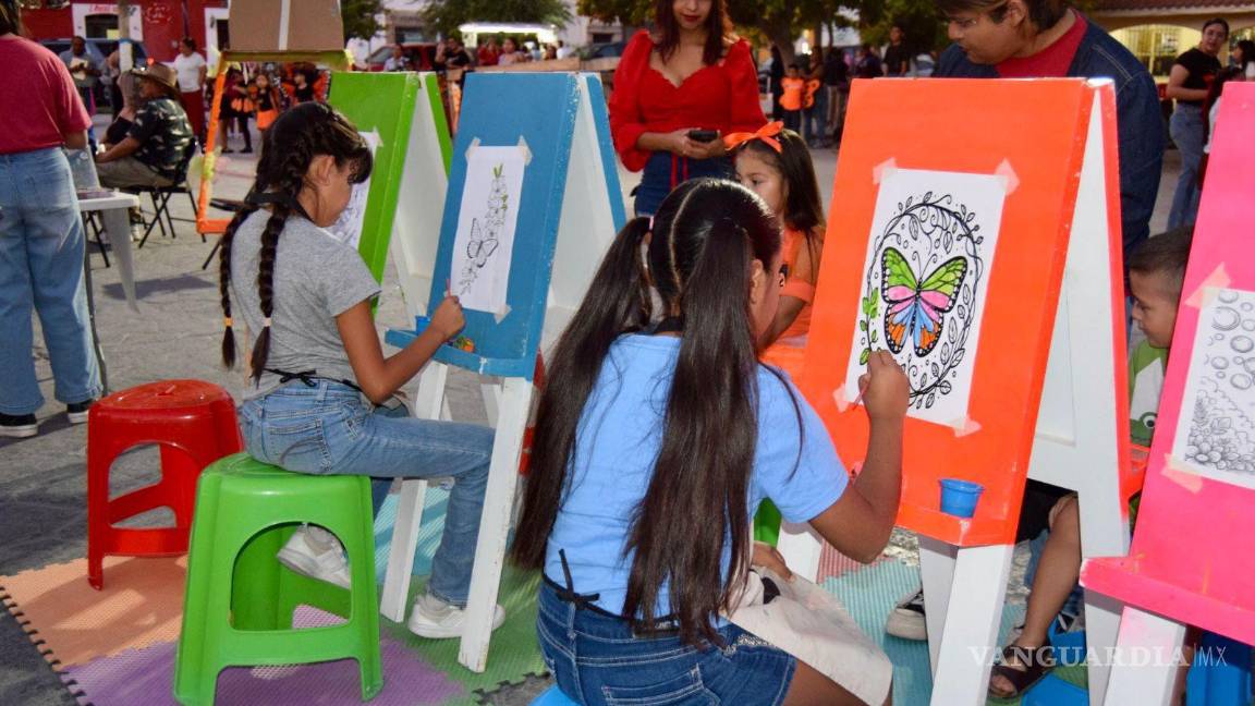 $!Los talleres ambientales permitieron a los niños aprender sobre la importancia de cuidar la mariposa monarca y otras especies migratorias.