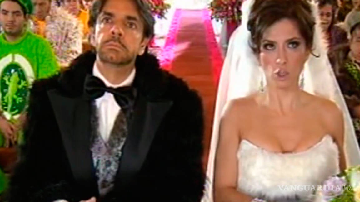 Eugenio Derbez y Alessandra Rosaldo tienen una boda 'de PLuche' (video)