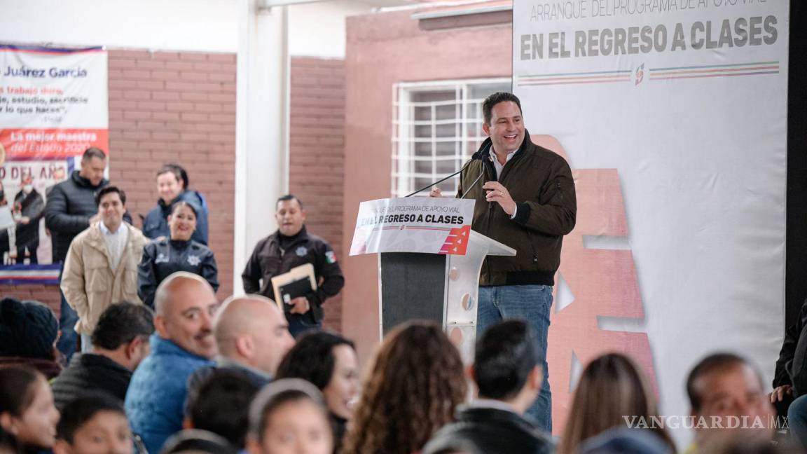 Pone Alcalde de Saltillo en marcha el programa ‘Apoyo vial en el regreso a clases’