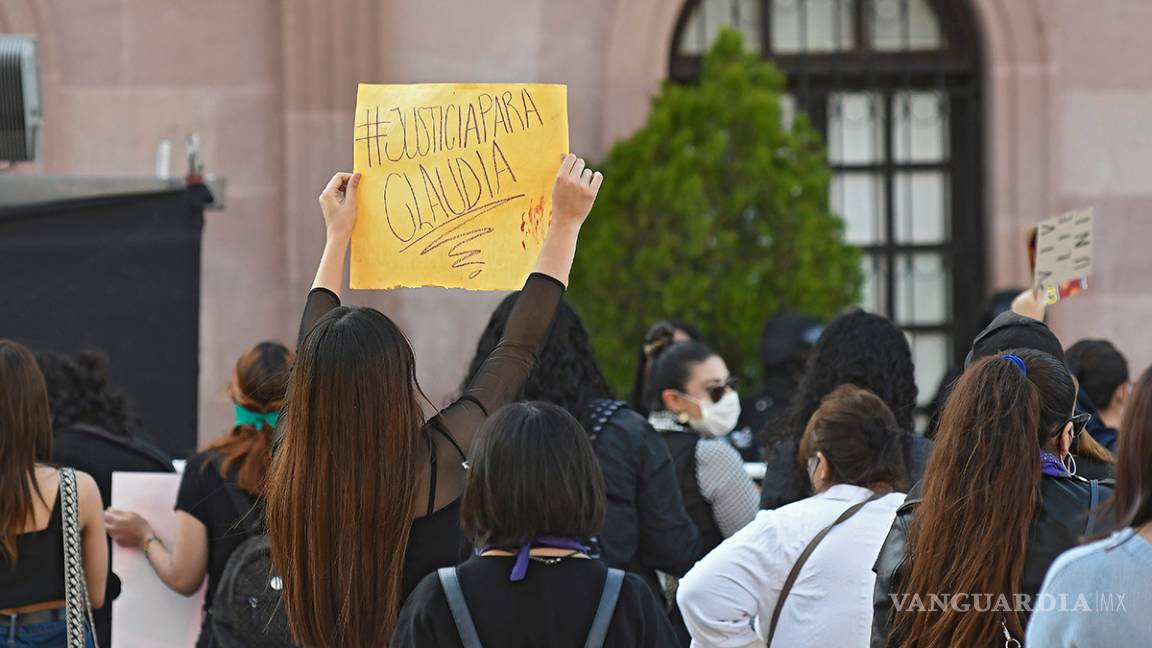 $!Mujeres se manifiestan por Claudia y las 22 muertas más de Coahuila