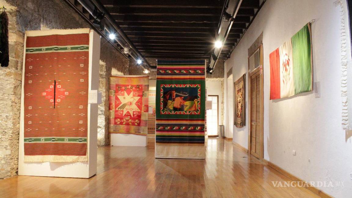 $!Con ‘Sarapes nacionalistas’ celebran el mes patrio en una exposición en Saltillo