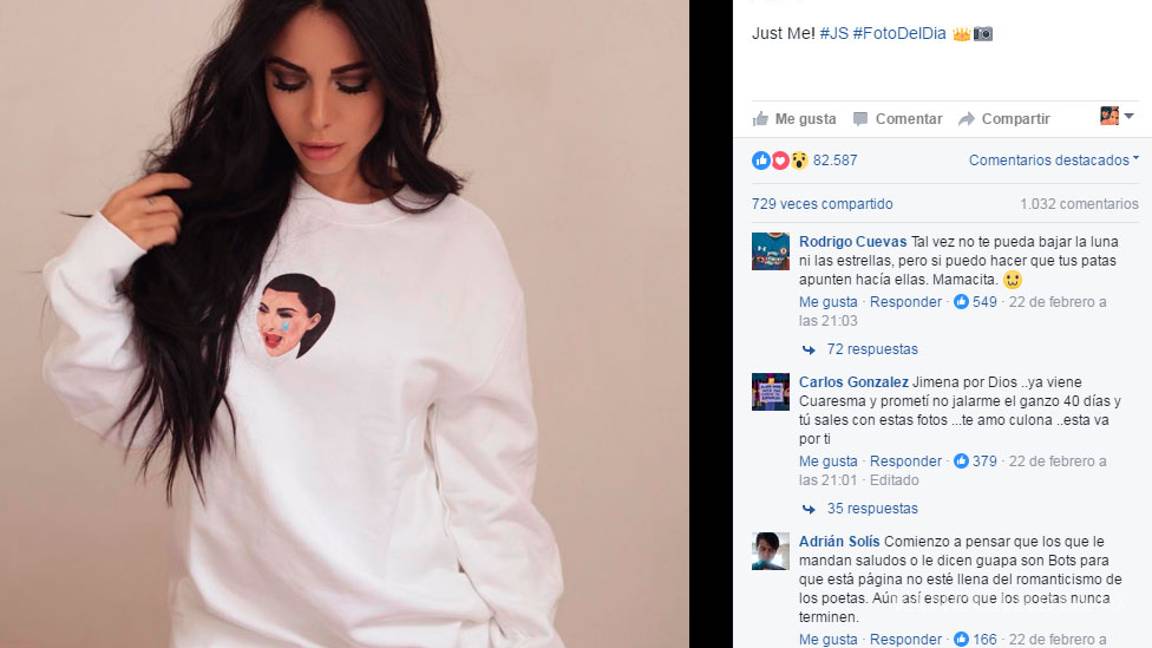 $!Así de fuerte es el acoso sexual que sufre Jimena Sánchez en redes sociales