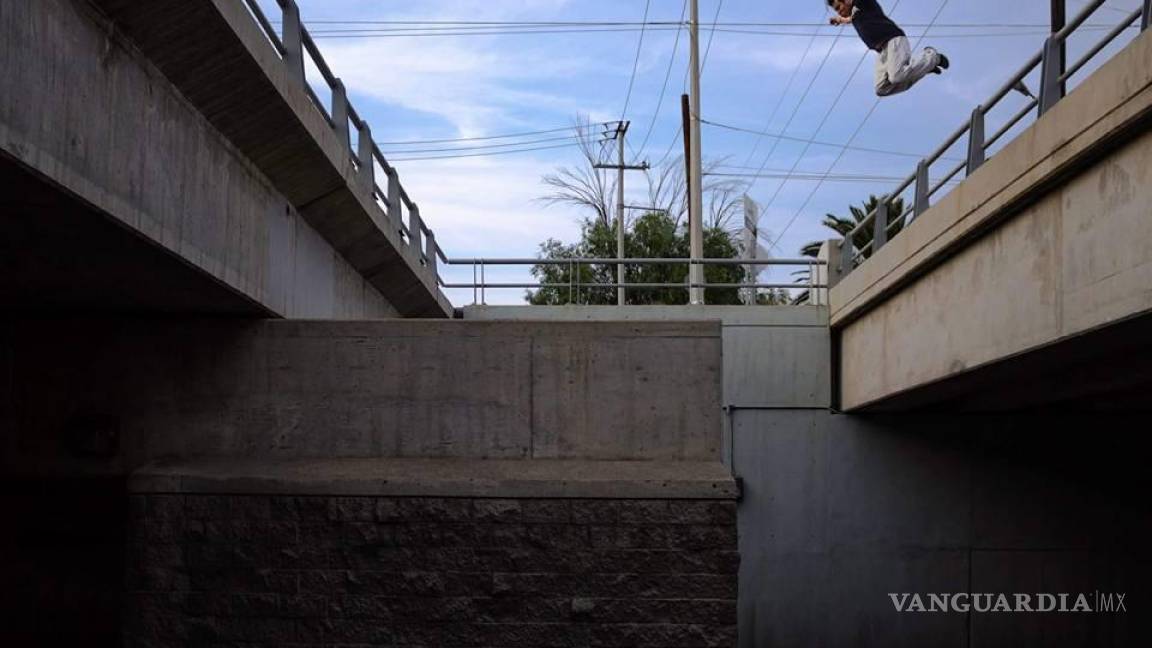 Parkour en Saltillo; el arte del desplazamiento