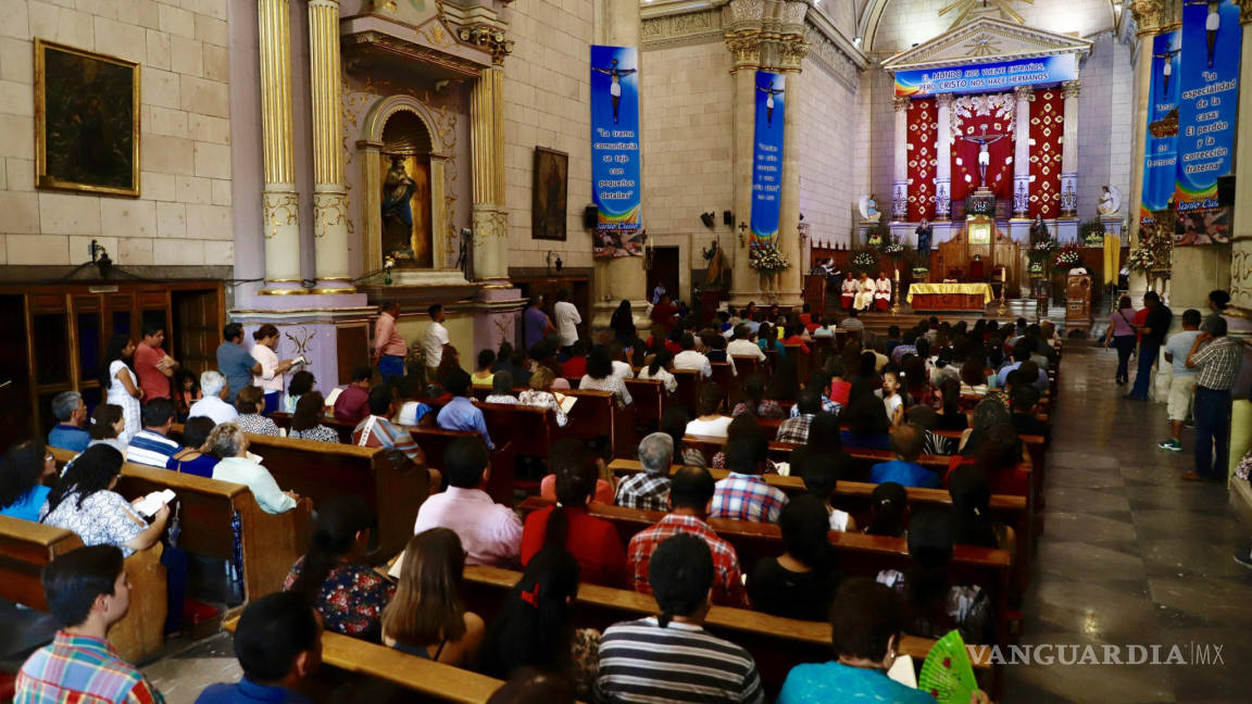 Esperan a 100 mil feligreses en festejos del Santo Cristo en Saltillo